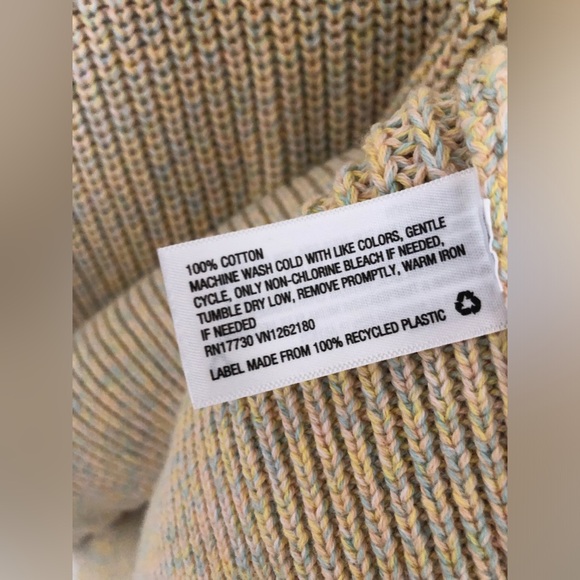 Universal Thread Light Yellow 100% Cotton Sweater - Picture 4 of 6